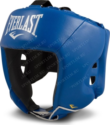 Шлем для любительского бокса Amateur Competition PU L син. (арт. 610406-10 PU)