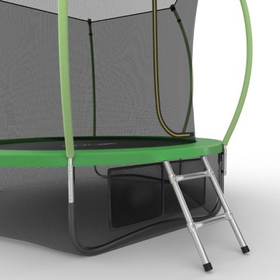 Батут с внутренней сеткой и лестницей EVO JUMP Internal 10ft (Green) + нижняя сеть